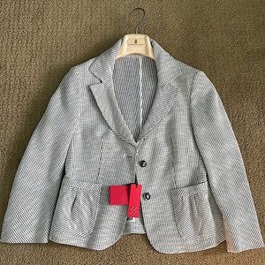 Carolina Herrera black and white blazer